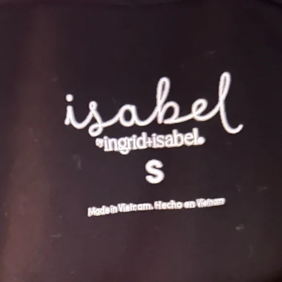 Isabel Maternity Black Ruched Tie Tank Top - Picture 2 of 3